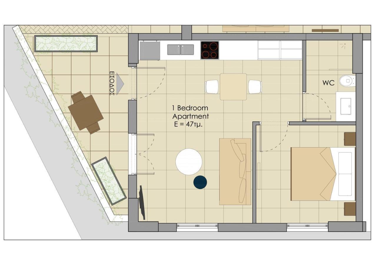Sti Chora Apartments Lefkada City Ngoại thất bức ảnh